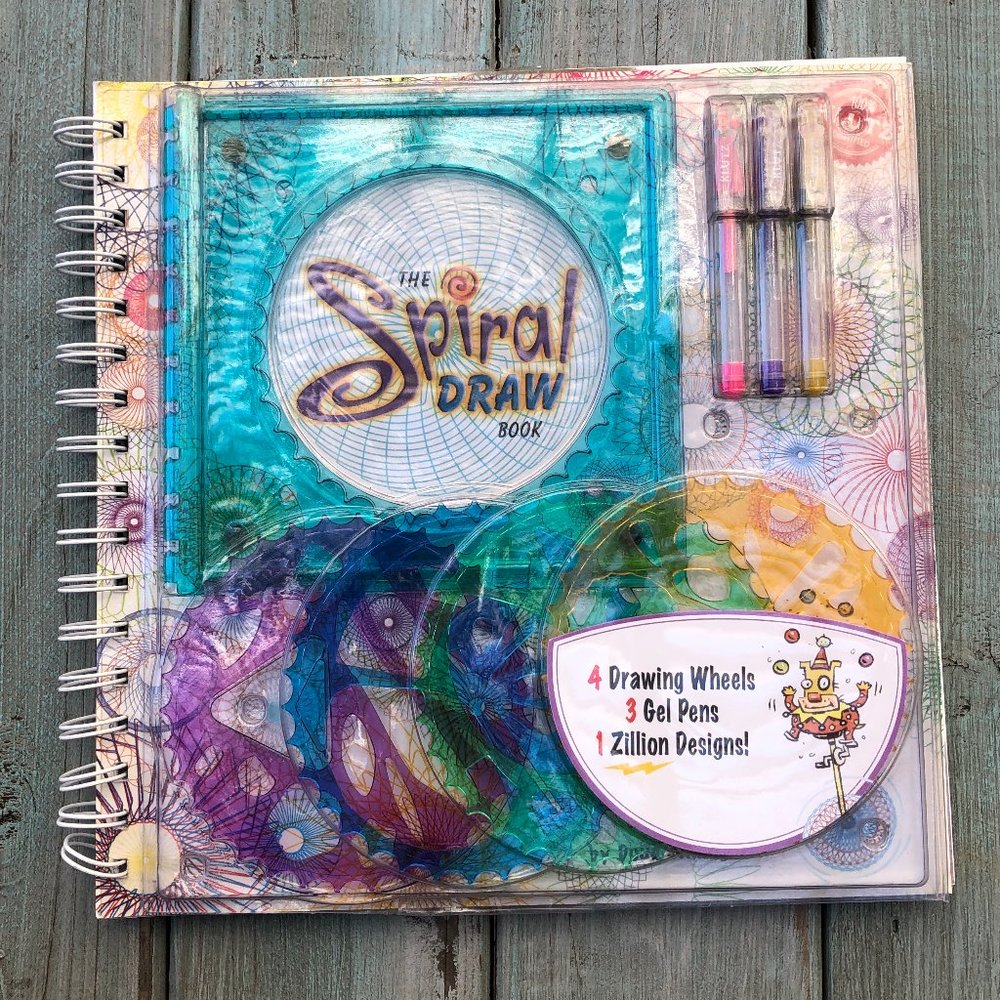 The Spiral Draw Book (Klutz) Spiral-bound - Spirograph Fun (NEW)